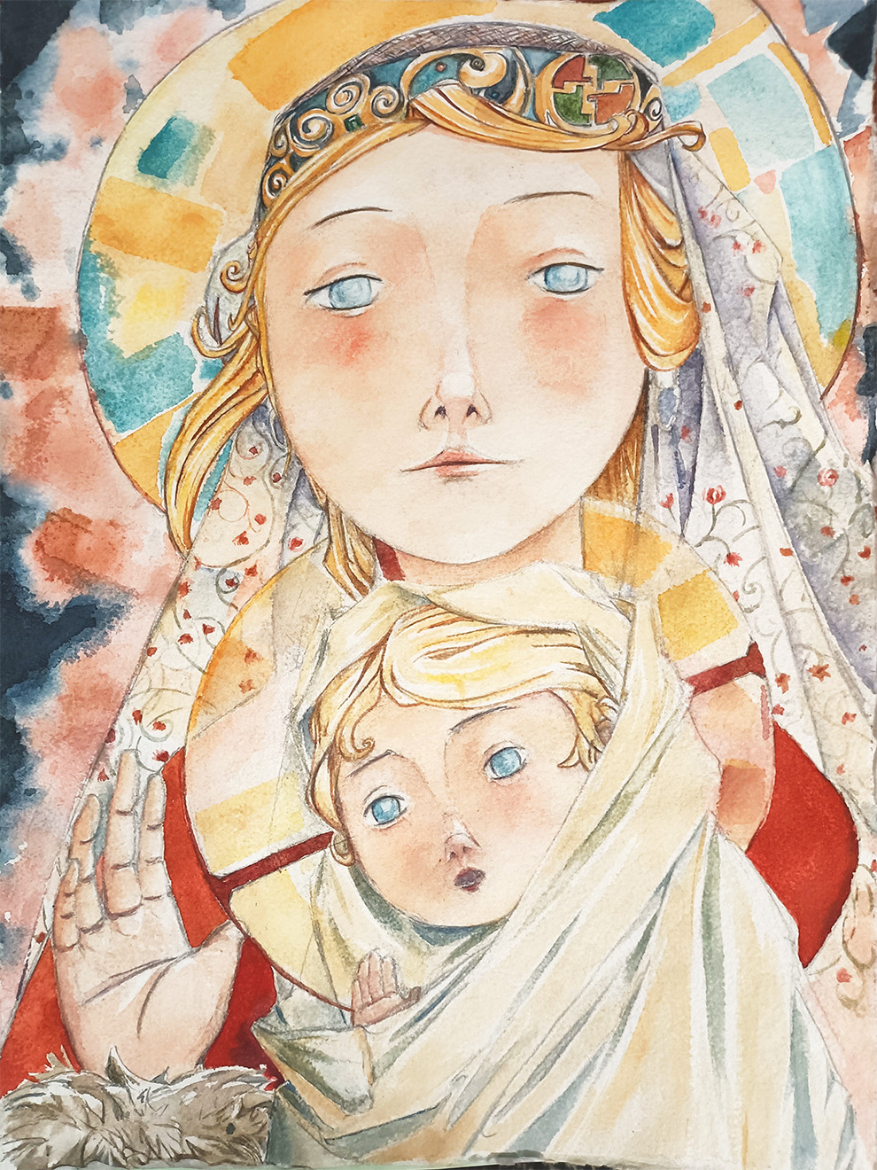 Vierge à l'Enfant Slave